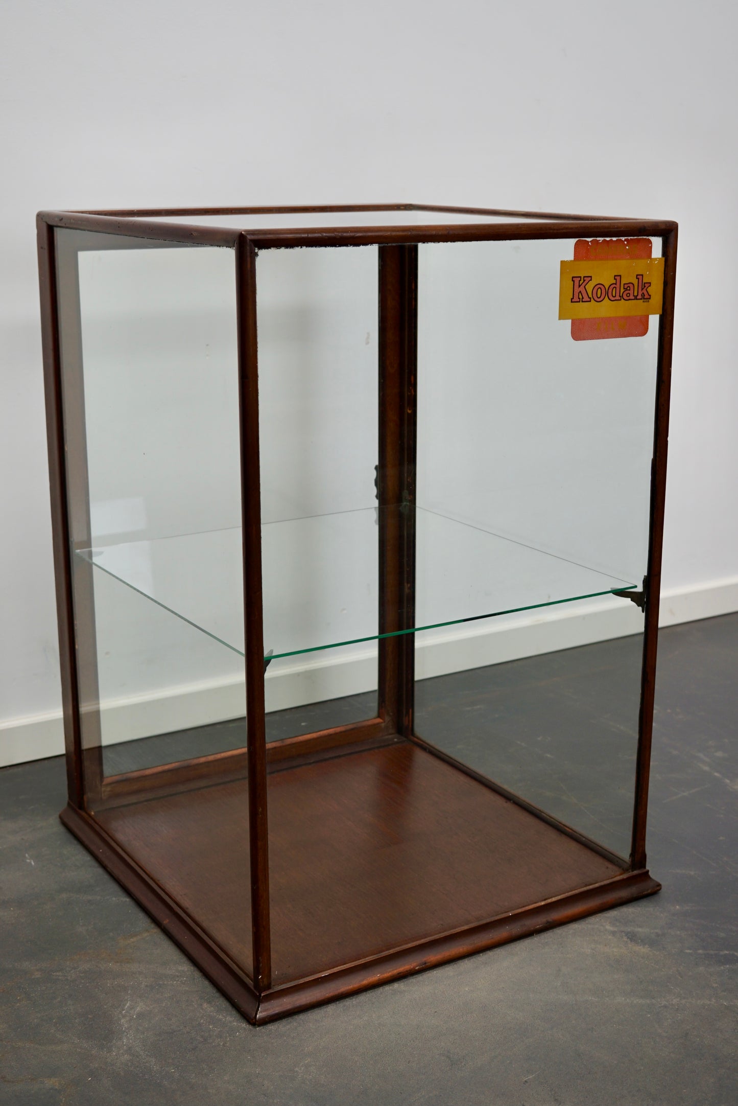 Victorian Mahogany Museum / Shop Display Cabinet or Vitrine, Late 19th Century